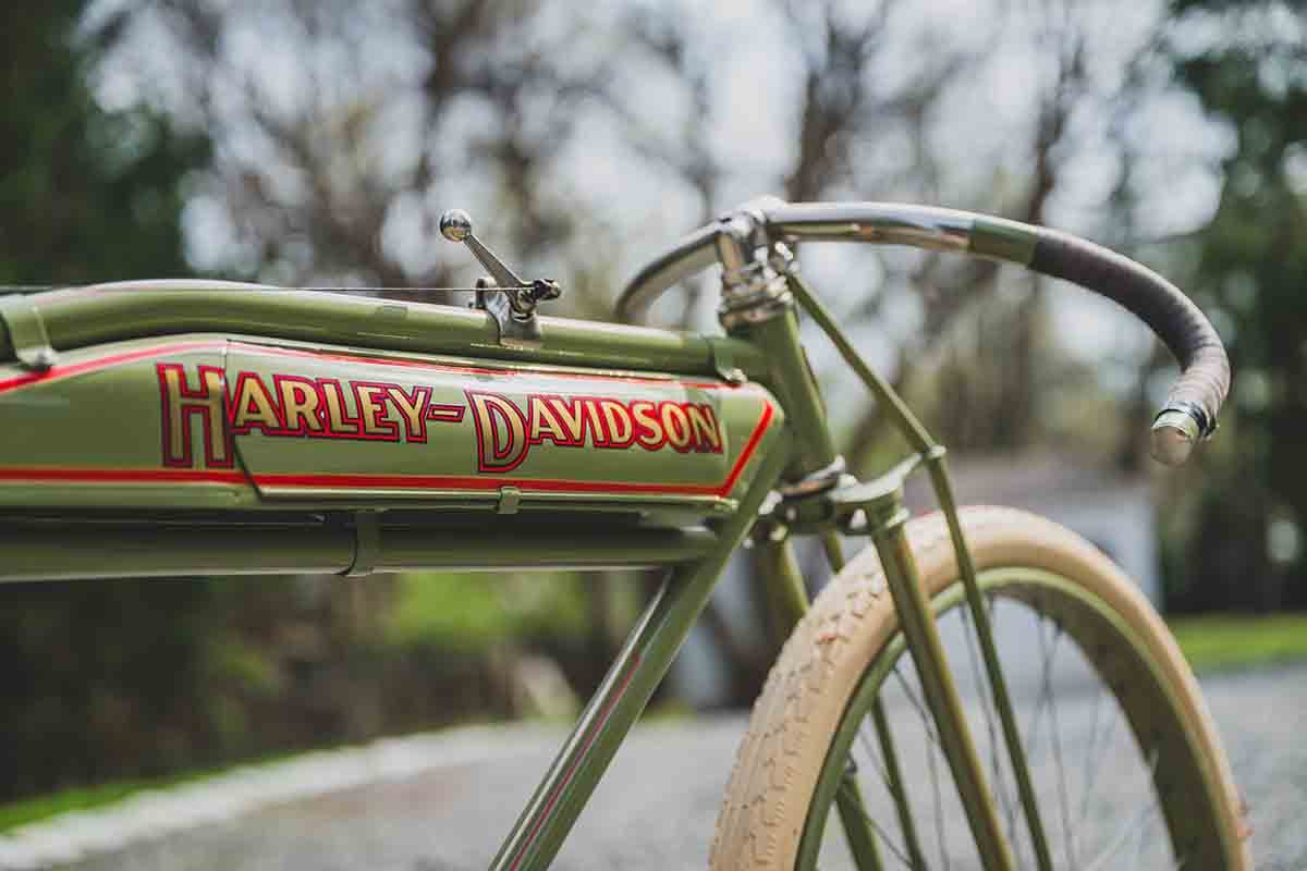 オークションに出品予定の1919年式ハーレーダビッドソン「モデル4−19」Darin Schnabel(c)2026 Courtesy of RM Sotheby's