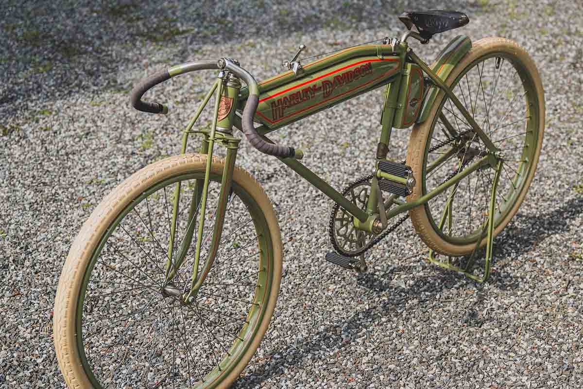 オークションに出品予定の1919年式ハーレーダビッドソン「モデル4−19」Darin Schnabel(c)2026 Courtesy of RM Sotheby's
