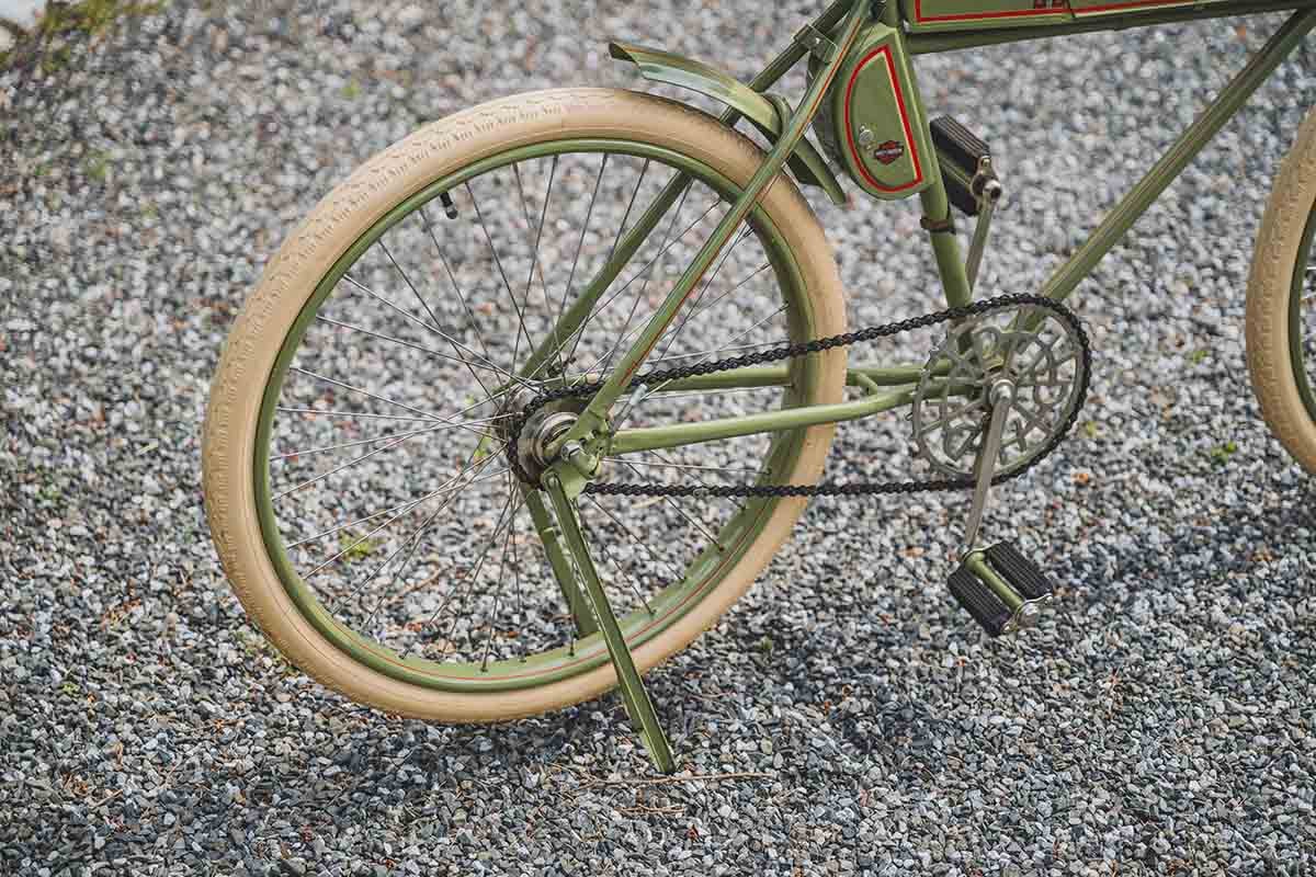 オークションに出品予定の1919年式ハーレーダビッドソン「モデル4−19」Darin Schnabel(c)2026 Courtesy of RM Sotheby's
