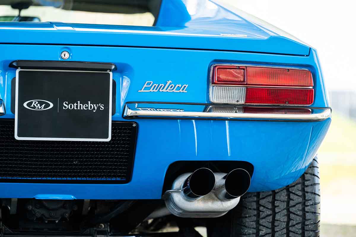 RMサザビーズにて委託販売中の1973年式デ・トマソ「パンテーラ」Willem Verstraten(c)2026 Courtesy of RM Sotheby's