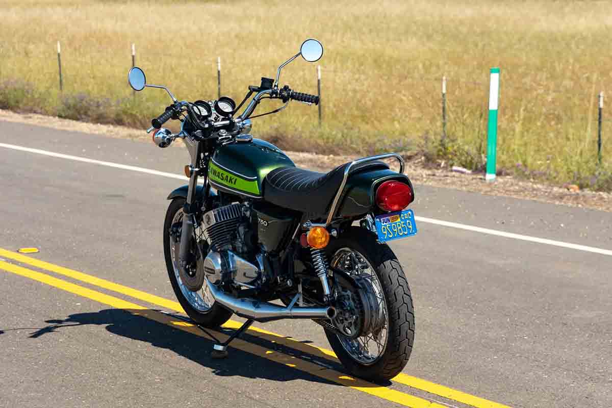 米国オンラインオークションに登場した1974年式カワサキ「H2 マッハIV」