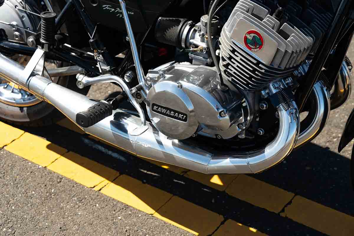米国オンラインオークションに登場した1974年式カワサキ「H2 マッハIV」