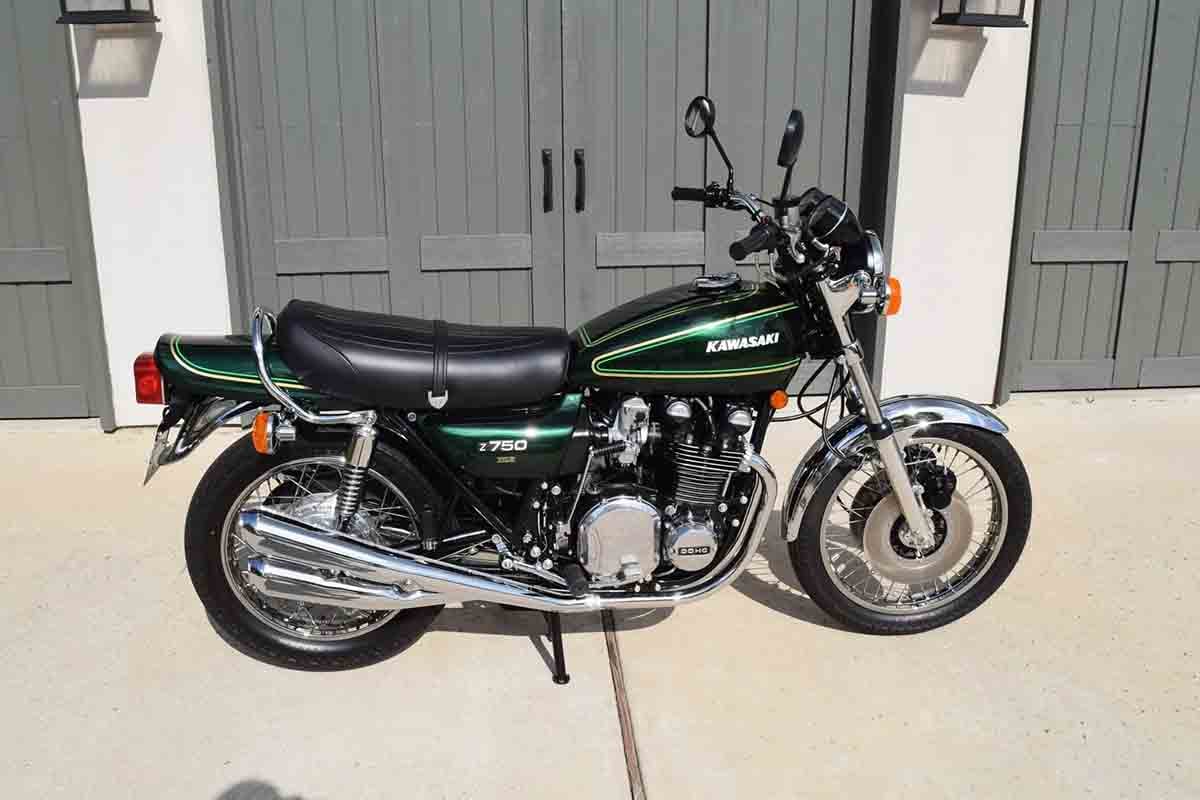 米国オークションに出品された1976年式カワサキ「Z750 FOUR」