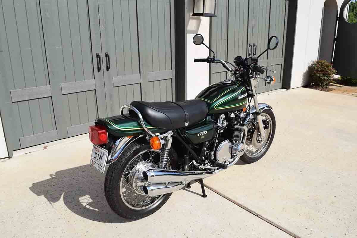 米国オークションに出品された1976年式カワサキ「Z750 FOUR」