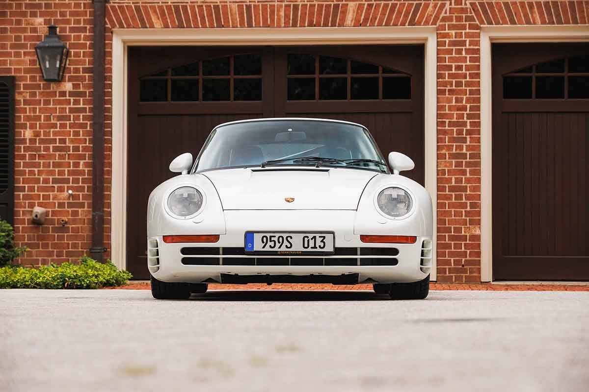 オークションに出品予定の1989年式ポルシェ「959スポーツ」Andrew Miterco(c)2026 Courtesy of RM Sotheby's