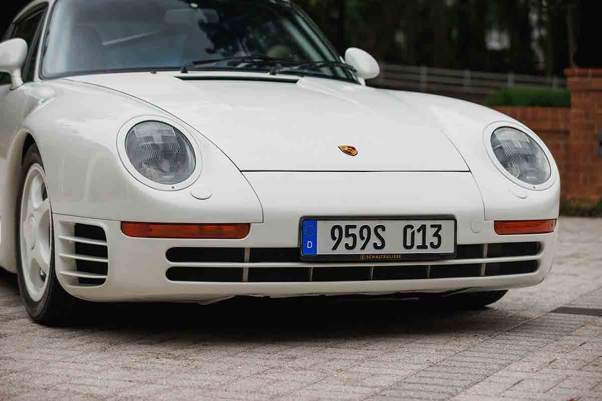 オークションに出品予定の1989年式ポルシェ「959スポーツ」Andrew Miterco(c)2026 Courtesy of RM Sotheby's