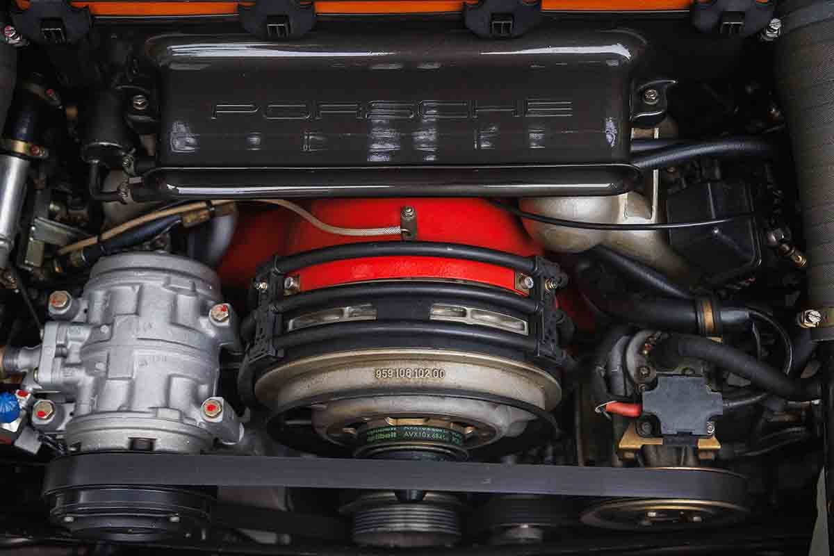 オークションに出品予定の1989年式ポルシェ「959スポーツ」Andrew Miterco(c)2026 Courtesy of RM Sotheby's