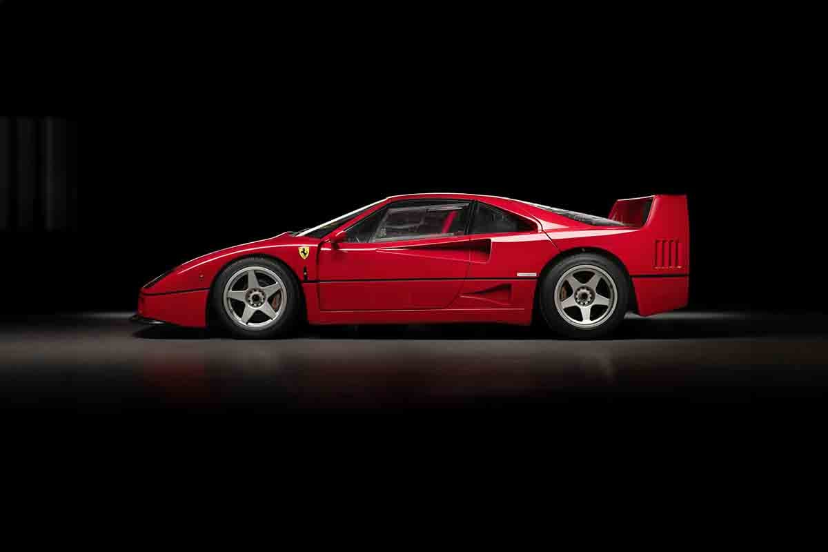 オークションに出品予定の1990年式フェラーリ「F40“Jean Sage”by Michelotto」Ashley Border(c)2026 Courtesy of RM Sotheby's