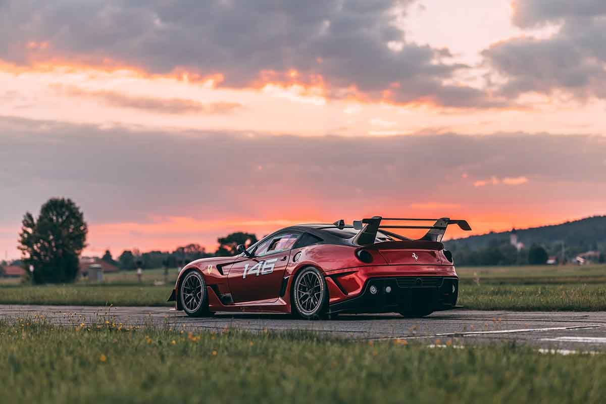 オークションに出品予定の2009年式フェラーリ「599XX Evo」Stephan Bauer(c)2026 Courtesy of RM Sotheby's