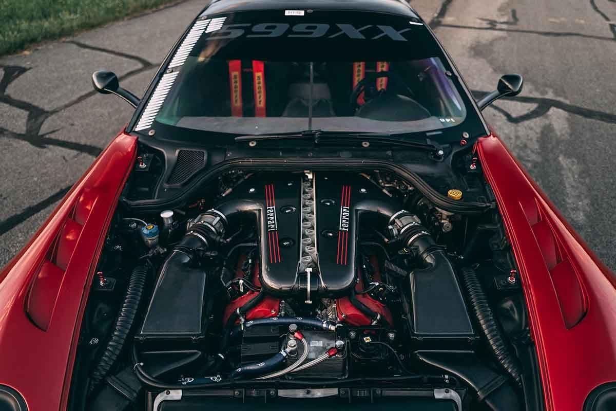 オークションに出品予定の2009年式フェラーリ「599XX Evo」Stephan Bauer(c)2026 Courtesy of RM Sotheby's