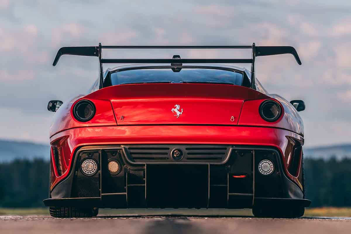 オークションに出品予定の2009年式フェラーリ「599XX Evo」Stephan Bauer(c)2026 Courtesy of RM Sotheby's