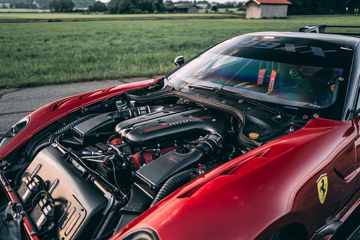 オークションに出品予定の2009年式フェラーリ「599XX Evo」Stephan Bauer(c)2026 Courtesy of RM Sotheby's
