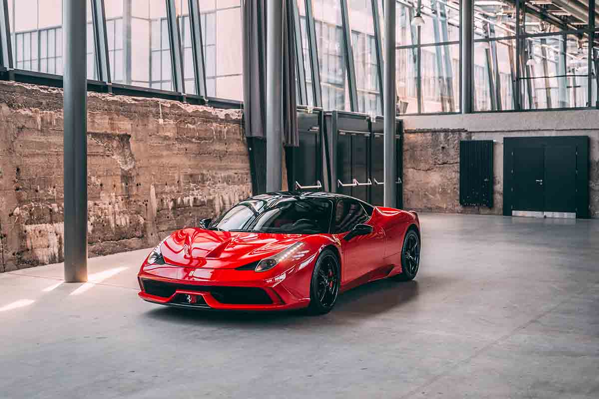 オークションに出品予定の2015年式フェラーリ「458スペチアーレ」Stephan Bauer(c)2026 Courtesy of RM Sotheby's