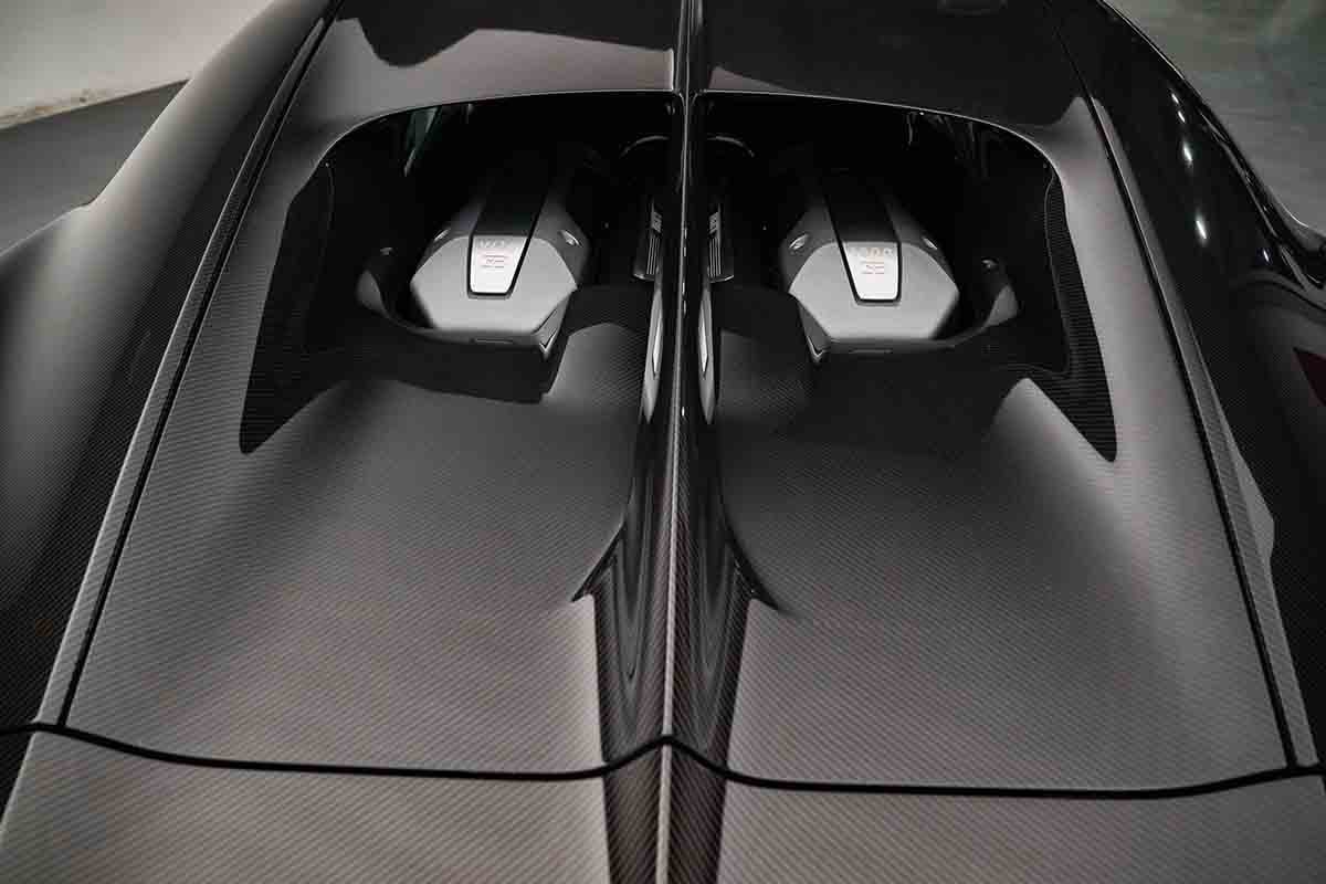オークションに出品予定の2018年式ブガッティ「シロン」Sami Sasso(c)2026 Courtesy of RM Sotheby's