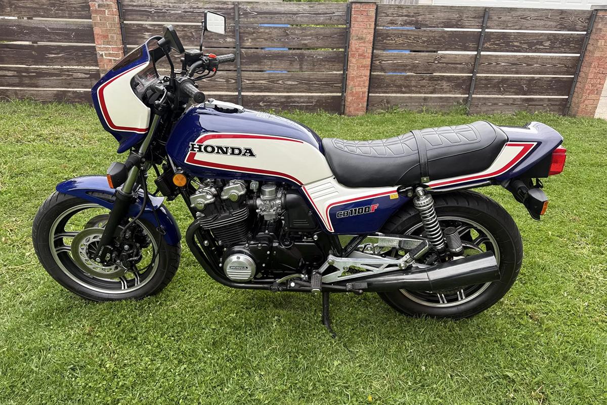 米国オンラインオークションに出品、落札された1983年式ホンダ「CB1100F」