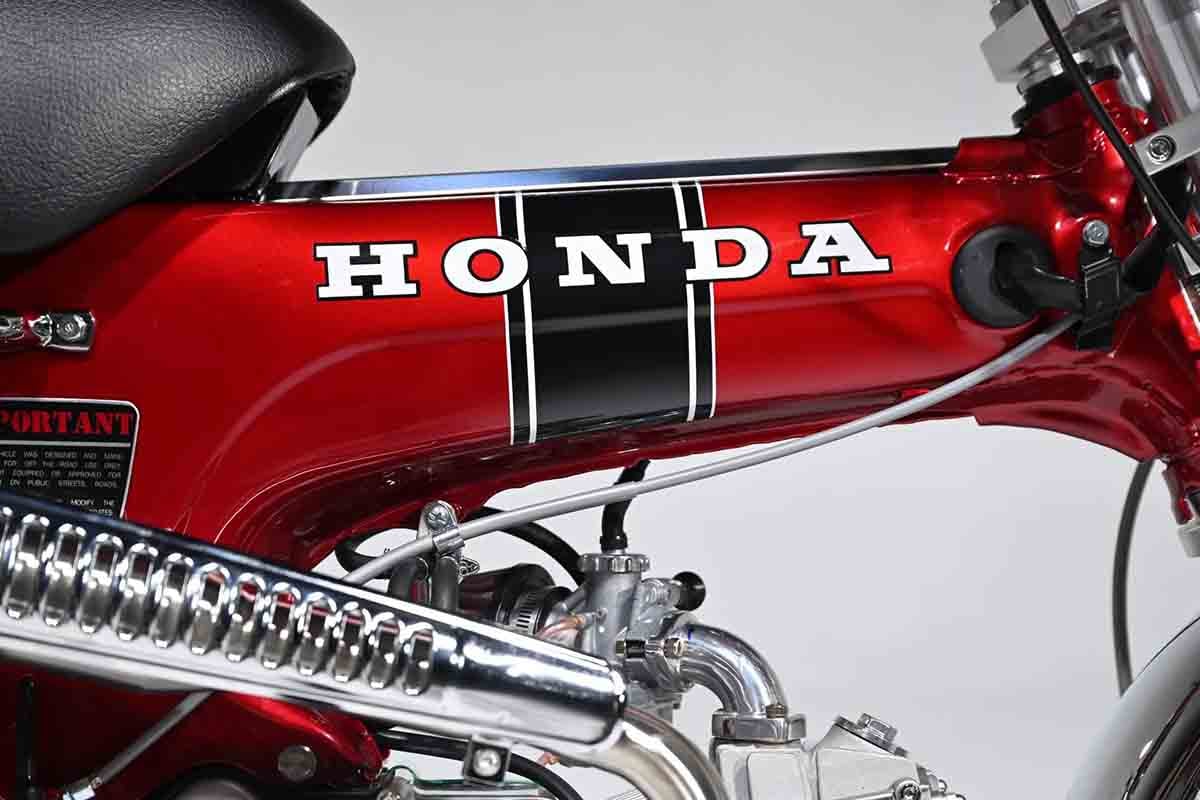 米国オンラインオークションに出品され高値で落札された1970年式ホンダ「CT70トレイル」