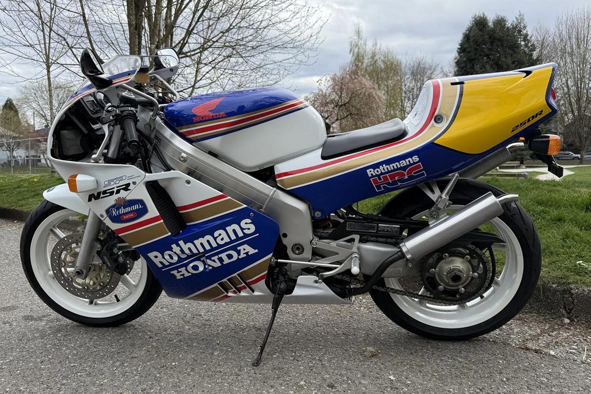 米国オークションに出品され落札された1994年式ホンダ「NSR250R SP」