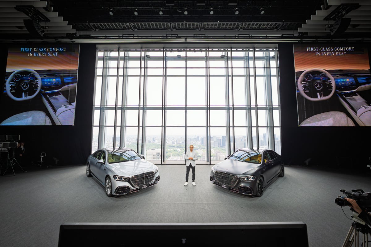 メルセデス・ベンツ新型「Sクラス」発表会の様子