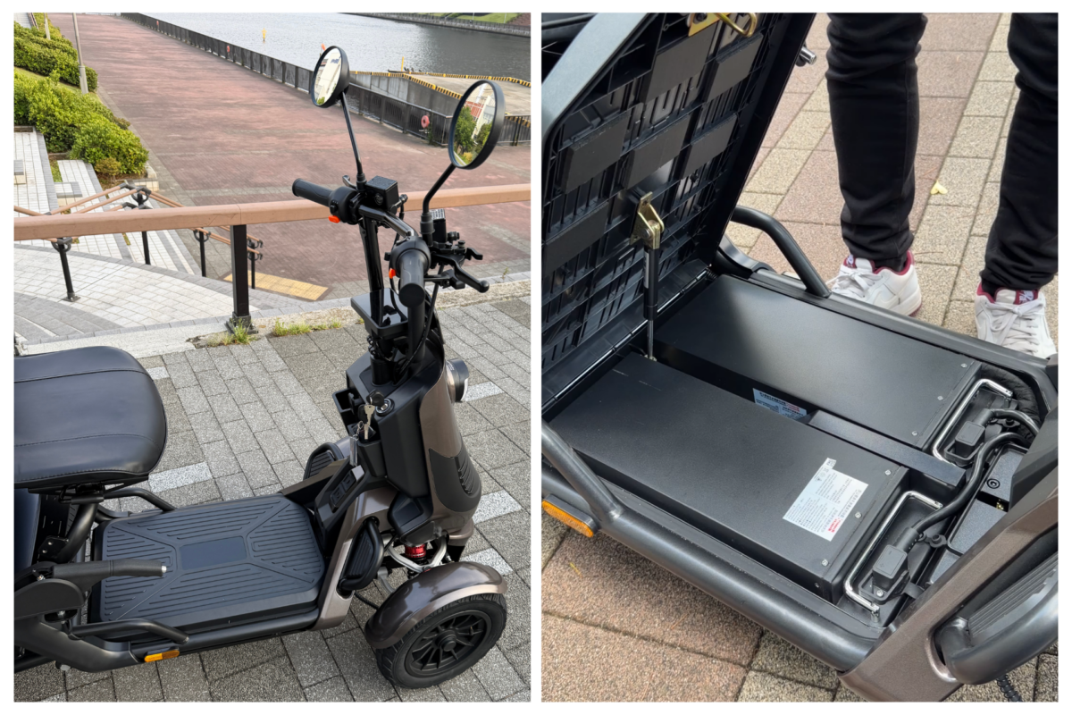 エレモーズ新型 特定小型四輪「ELEGRAN」