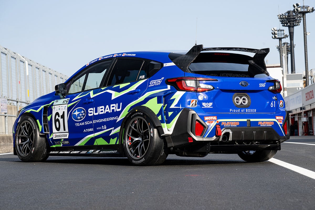 スバルの「スーパー耐久」参戦マシン「スバル ハイパフォーマンス X バージョンII」
