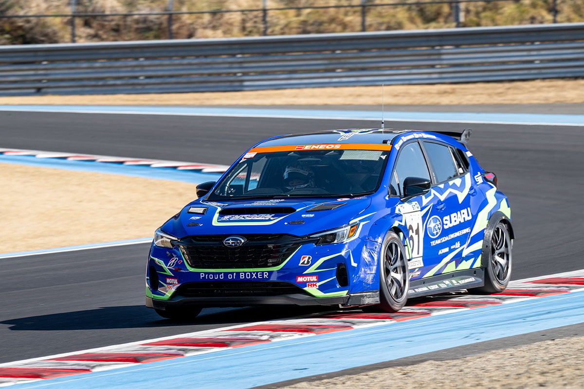 スバルの「スーパー耐久」参戦マシン「スバル ハイパフォーマンス X バージョンII」