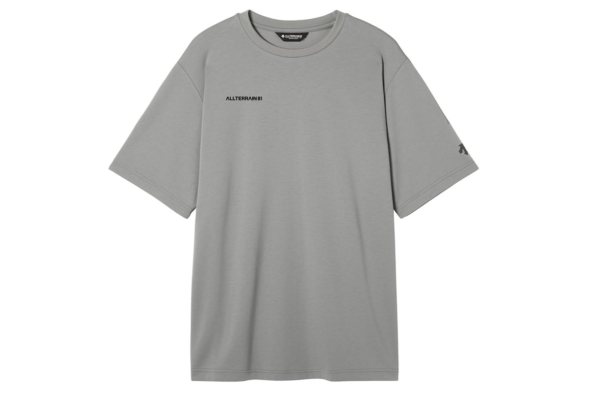 デサント「CORDURA H／S TEE（03M）」：スチールグレー