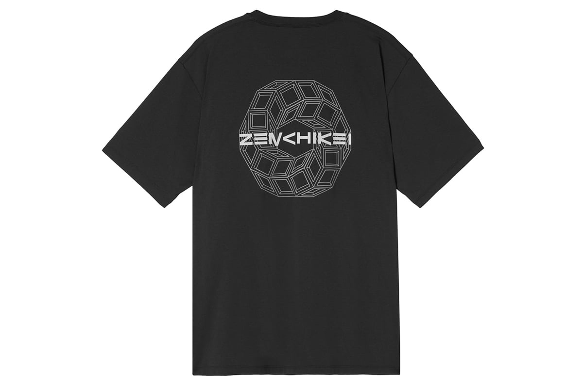 デサント「CL H／S GRAPHIC TEE（06M）」：ブラック