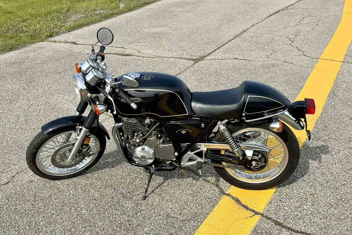 米国オンラインオークションに出品され落札された1989年式ホンダ「GB500ツーリストトロフィー」