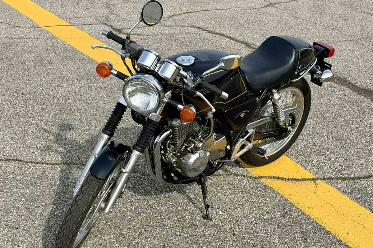 米国オンラインオークションに出品され落札された1989年式ホンダ「GB500ツーリストトロフィー」