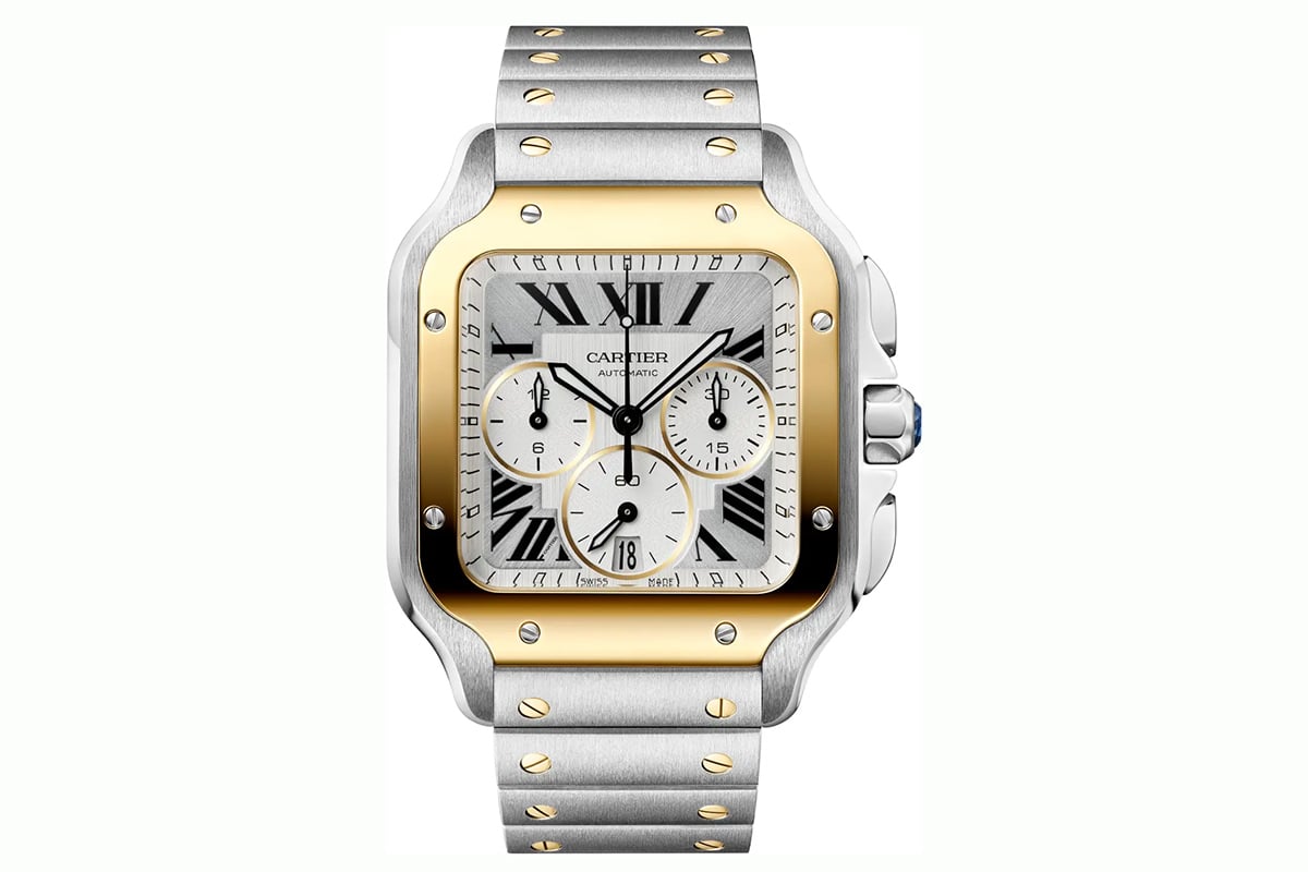 ゴールド＆スティールモデル（303万6000円 消費税込）。Antoine Pividori © Cartier