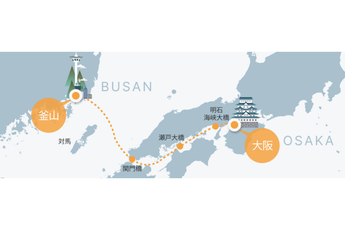 パンスターミラクル号　航路図
