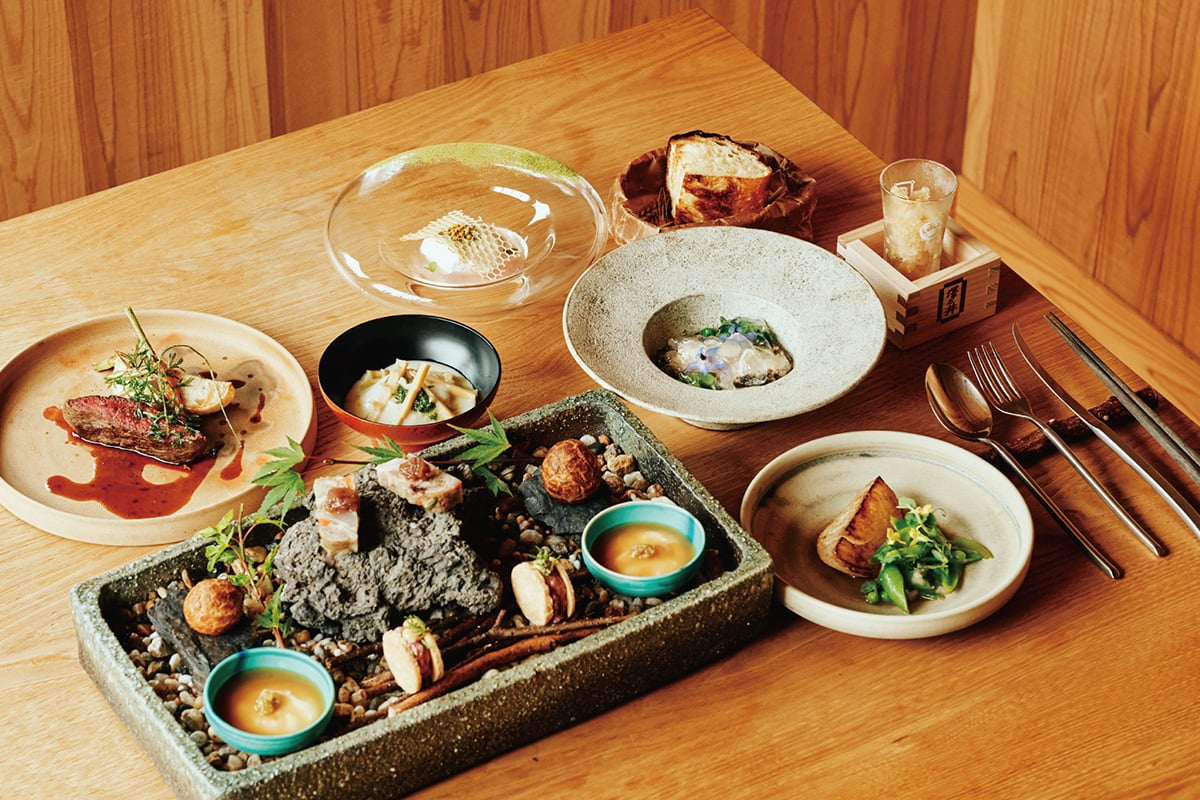 ©︎Daisuke Takashige　ディナーは地域由来の食材を生かした沿線ガストロノミー