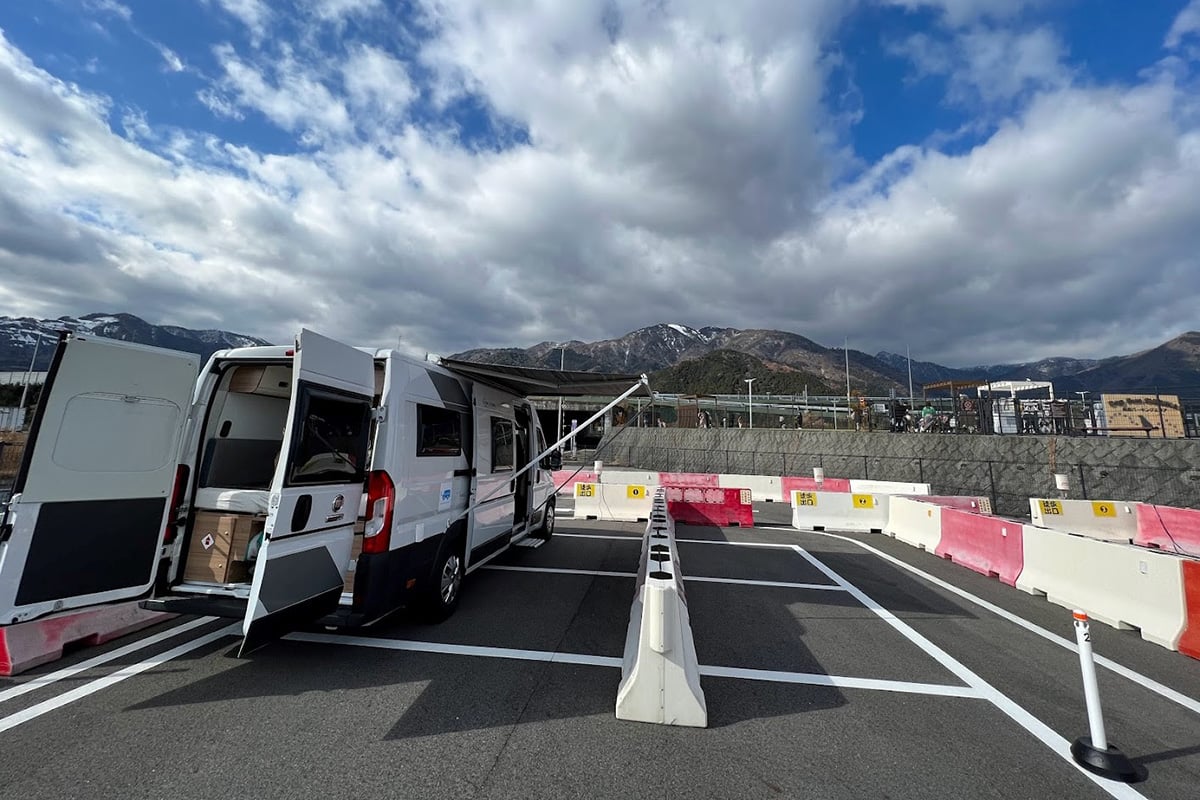 新名神高速道路「鈴鹿PA（上り線）」車中泊スポット