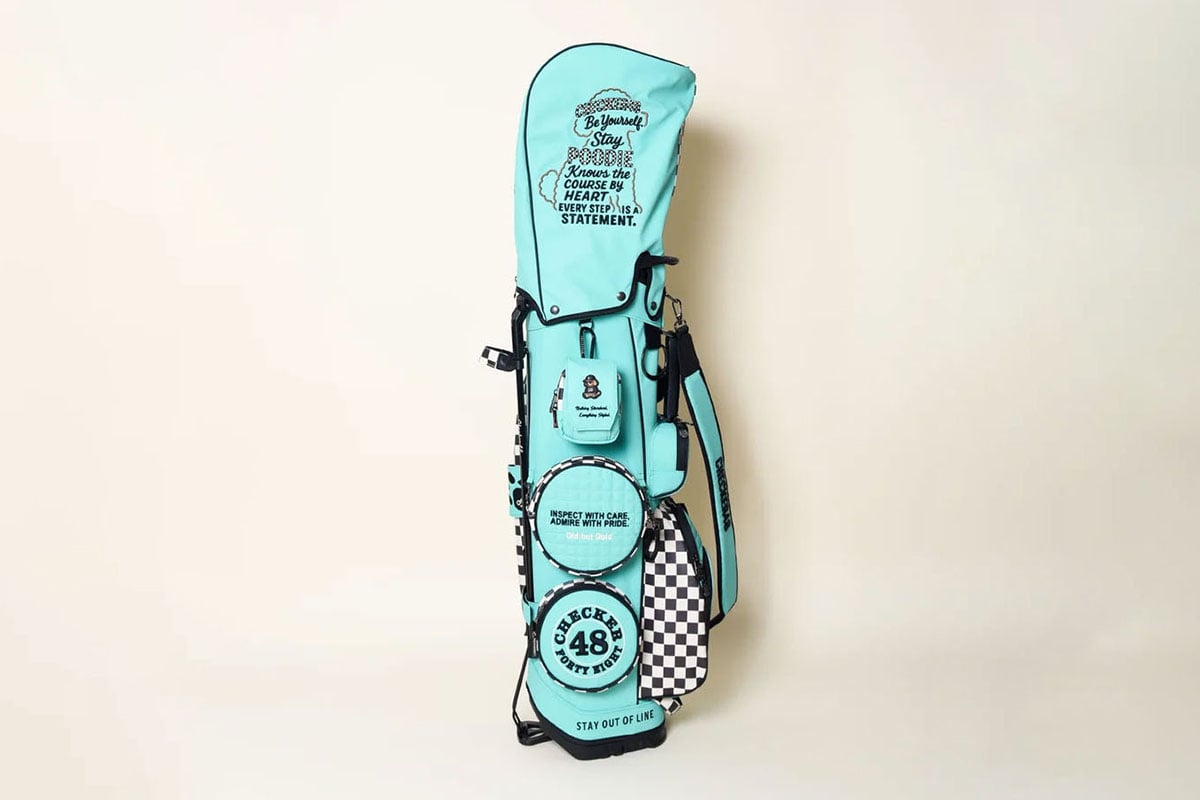 CHECKER48「NEW POODIE CADDIE BAG（ターコイズ）」