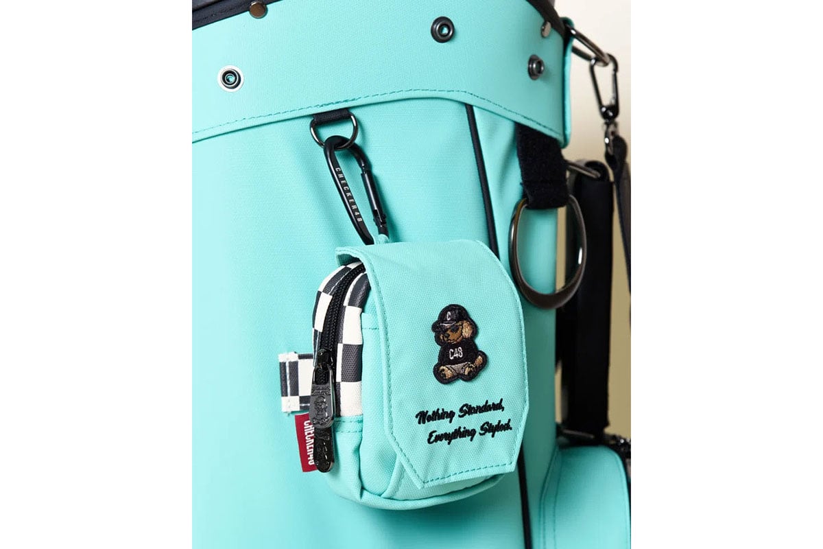 CHECKER48「NEW POODIE CADDIE BAG（ターコイズ）」