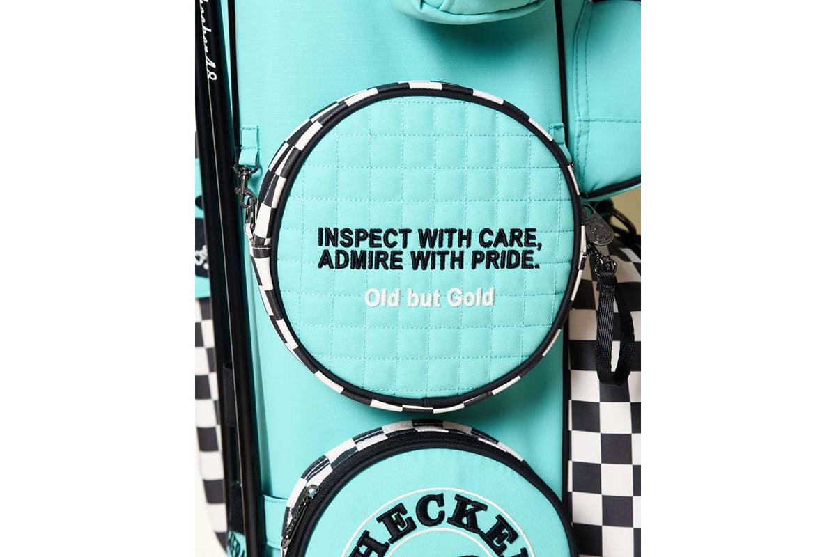 CHECKER48「NEW POODIE CADDIE BAG（ターコイズ）」