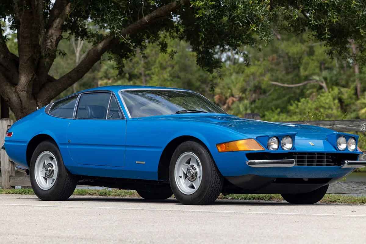 オークションに出品予定の1971年製フェラーリ「365GTB／4 デイトナ」(c)2026 BROAD ARROW Auctions