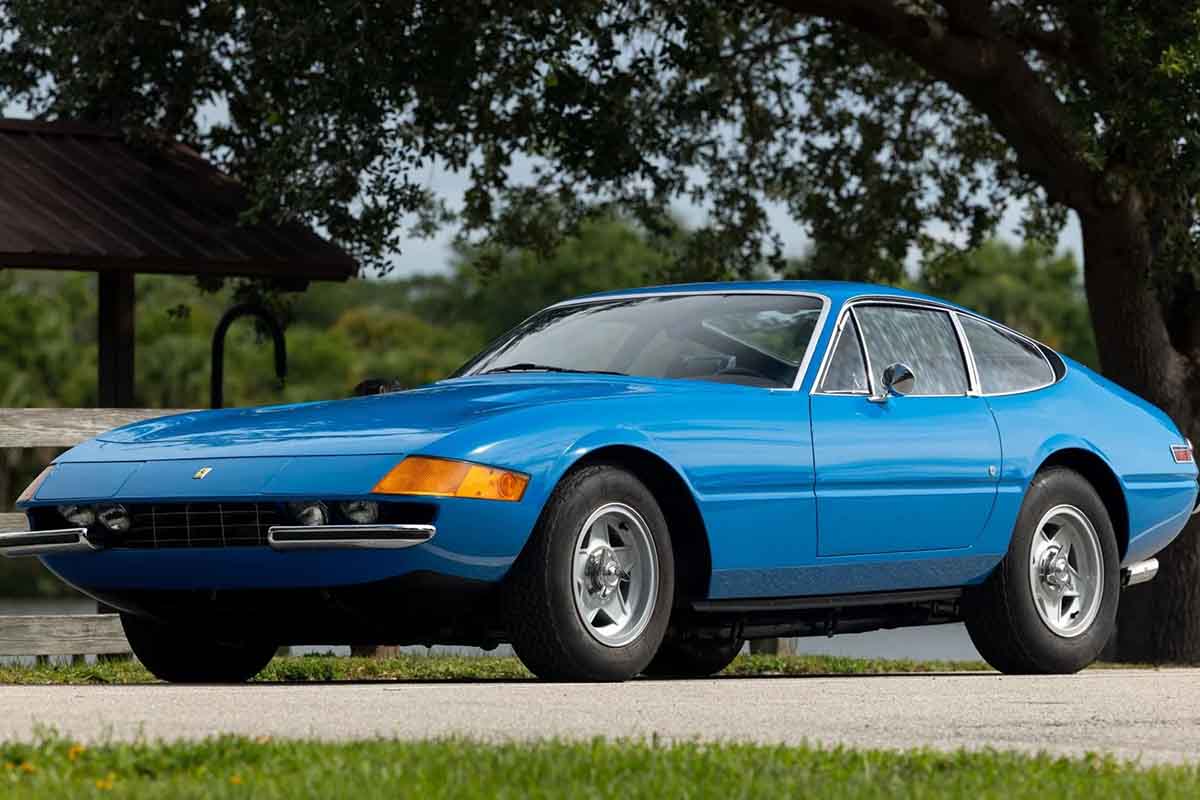 オークションに出品予定の1971年製フェラーリ「365GTB／4 デイトナ」(c)2026 BROAD ARROW Auctions