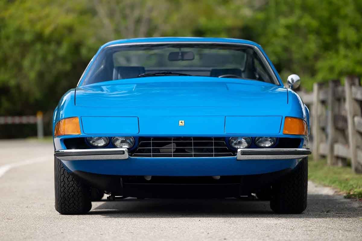 オークションに出品予定の1971年製フェラーリ「365GTB／4 デイトナ」(c)2026 BROAD ARROW Auctions