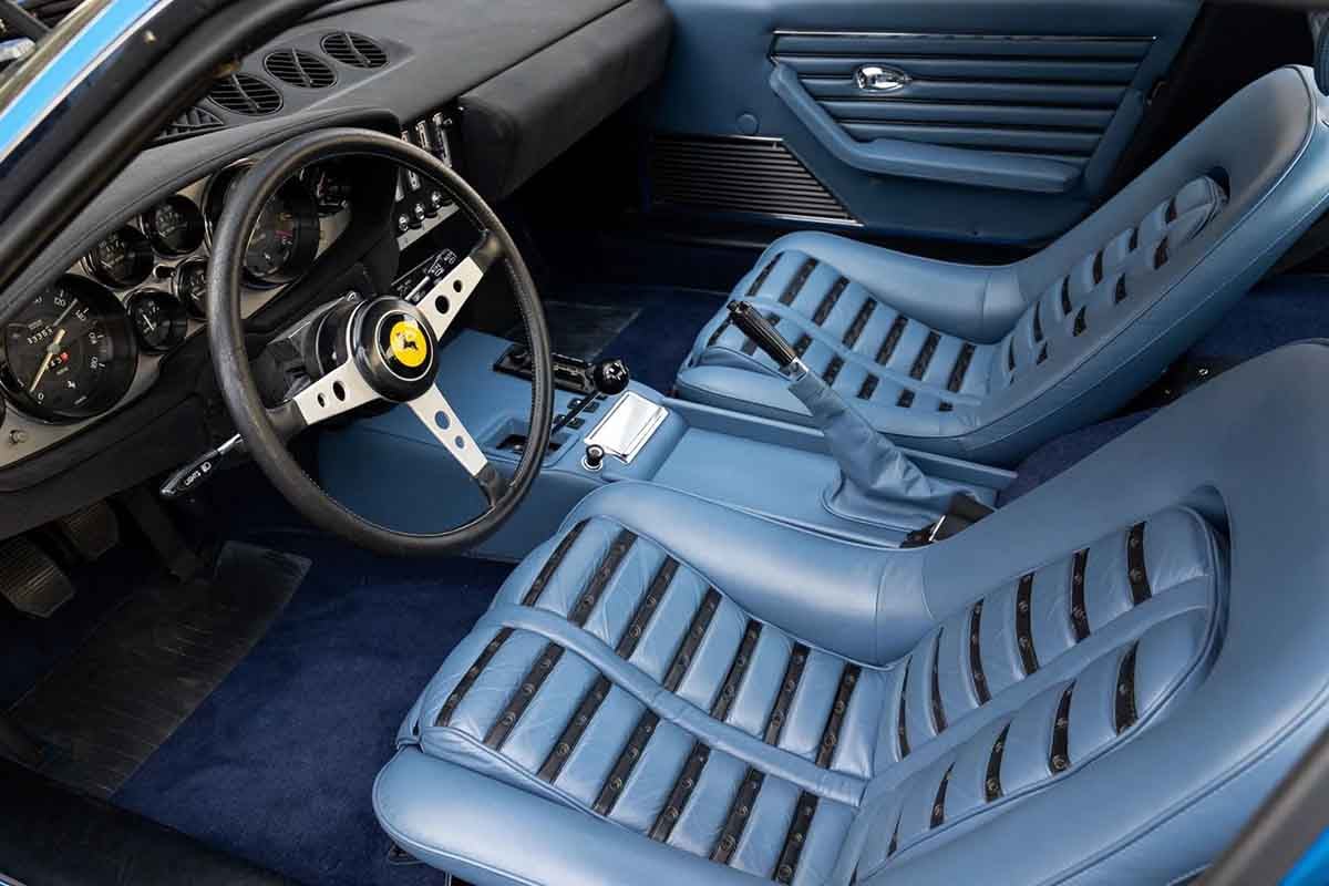 オークションに出品予定の1971年製フェラーリ「365GTB／4 デイトナ」(c)2026 BROAD ARROW Auctions
