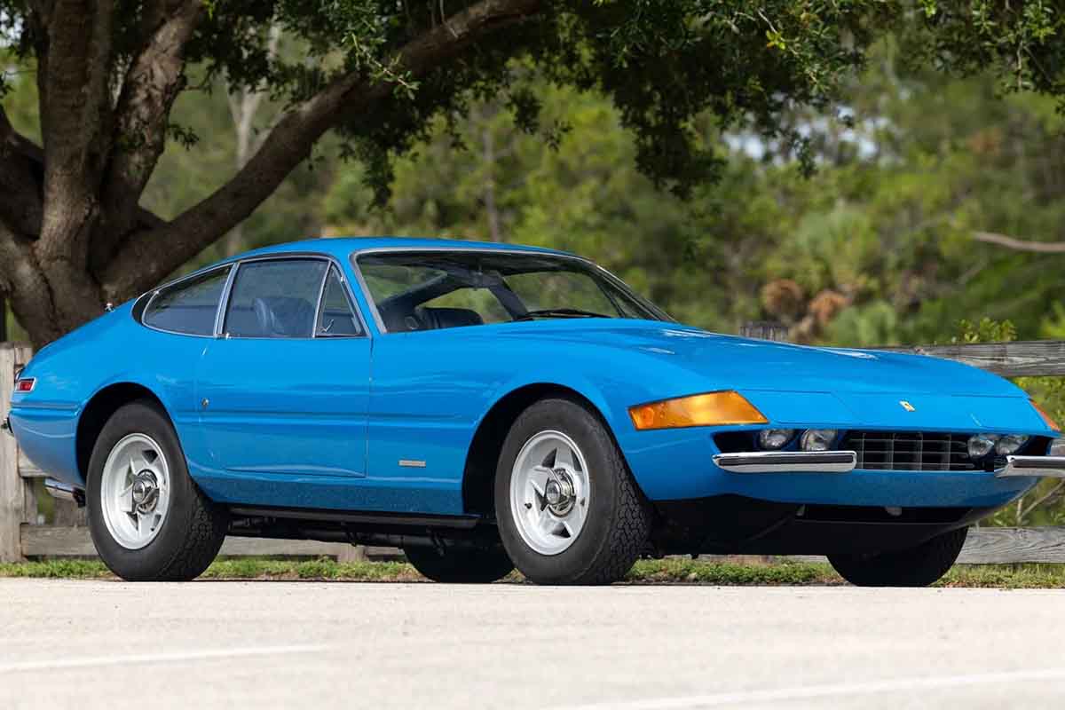 オークションに出品予定の1971年製フェラーリ「365GTB／4 デイトナ」(c)2026 BROAD ARROW Auctions