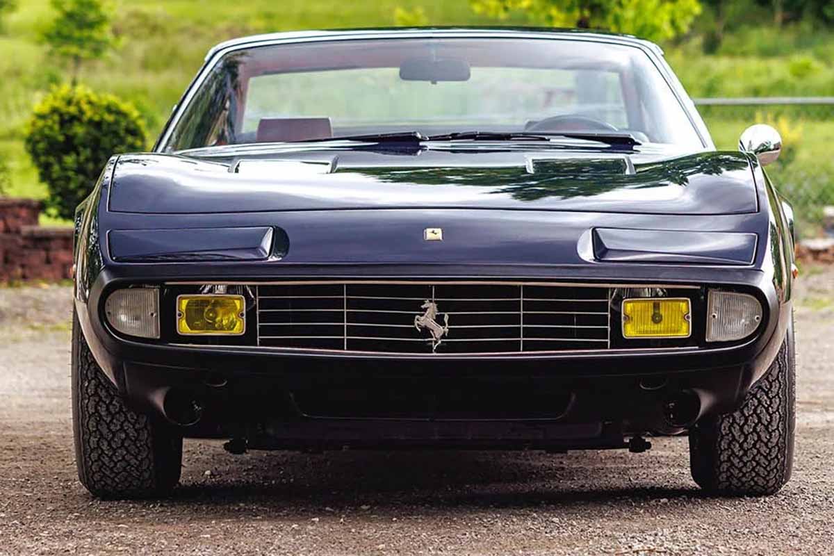 2026年8月に開催されるオークションに出品される予定の1971年製フェラーリ 「365GTC／4」(c)2026 BROAD ARROW Auctions