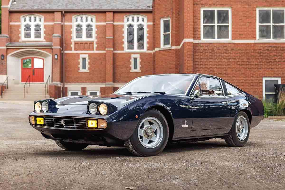 2026年8月に開催されるオークションに出品される予定の1971年製フェラーリ 「365GTC／4」(c)2026 BROAD ARROW Auctions