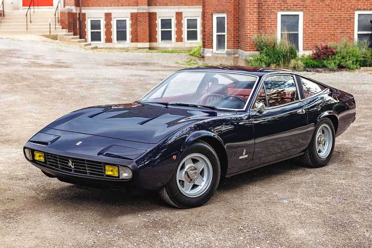 2026年8月に開催されるオークションに出品される予定の1971年製フェラーリ 「365GTC／4」(c)2026 BROAD ARROW Auctions