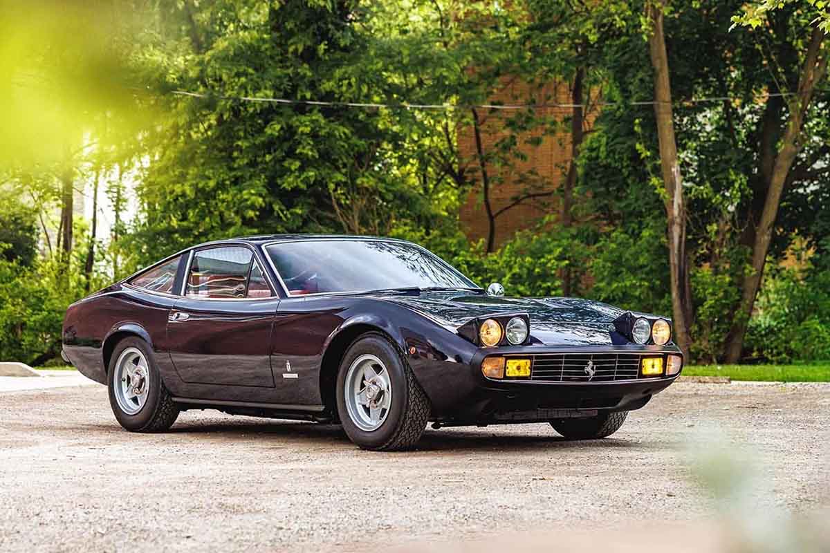 2026年8月に開催されるオークションに出品される予定の1971年製フェラーリ 「365GTC／4」(c)2026 BROAD ARROW Auctions
