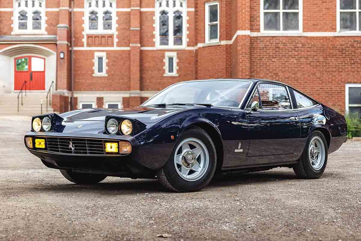 2026年8月に開催されるオークションに出品される予定の1971年製フェラーリ 「365GTC／4」(c)2026 BROAD ARROW Auctions