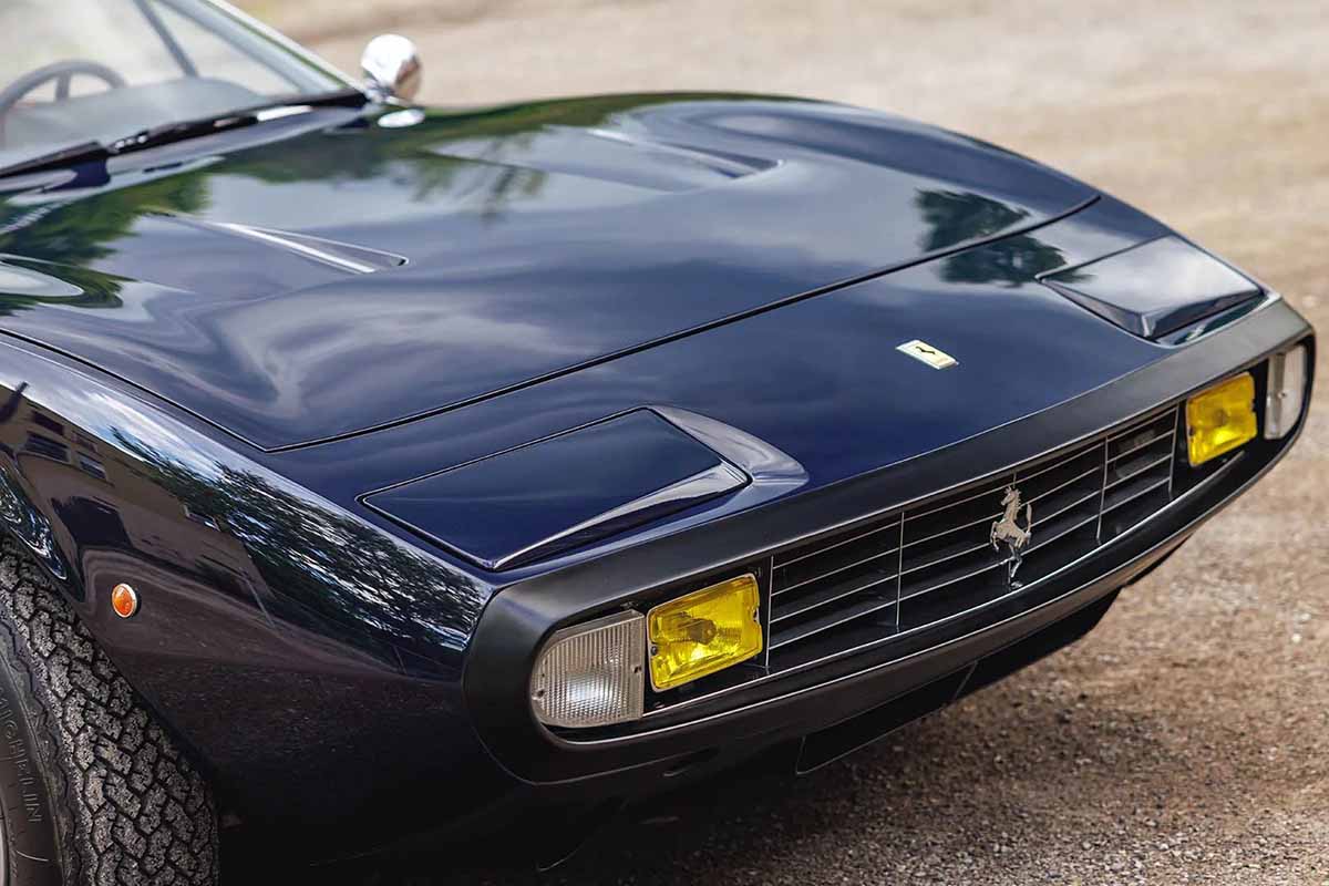 2026年8月に開催されるオークションに出品される予定の1971年製フェラーリ 「365GTC／4」(c)2026 BROAD ARROW Auctions