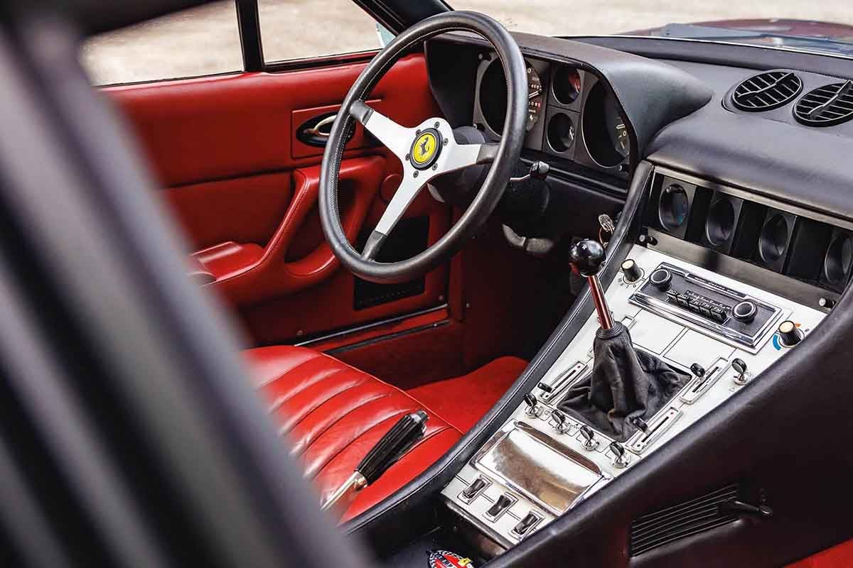 2026年8月に開催されるオークションに出品される予定の1971年製フェラーリ 「365GTC／4」(c)2026 BROAD ARROW Auctions