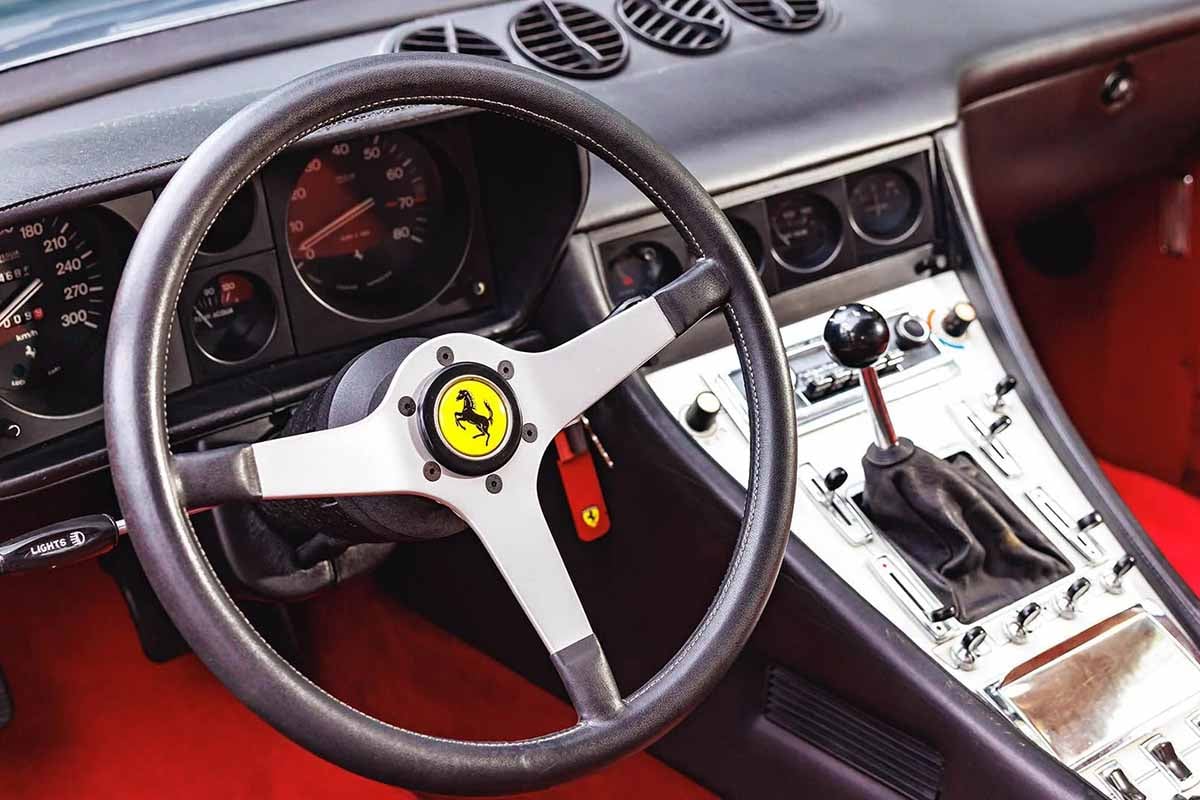 2026年8月に開催されるオークションに出品される予定の1971年製フェラーリ 「365GTC／4」(c)2026 BROAD ARROW Auctions