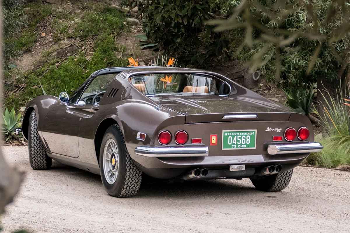 オークションに出品予定の1973年式「ディーノ246GTS」(c)2026 BROAD ARROW Auctions